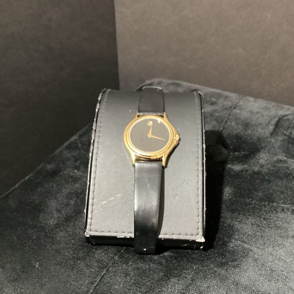 Movad Black Face JEWELRY Womens