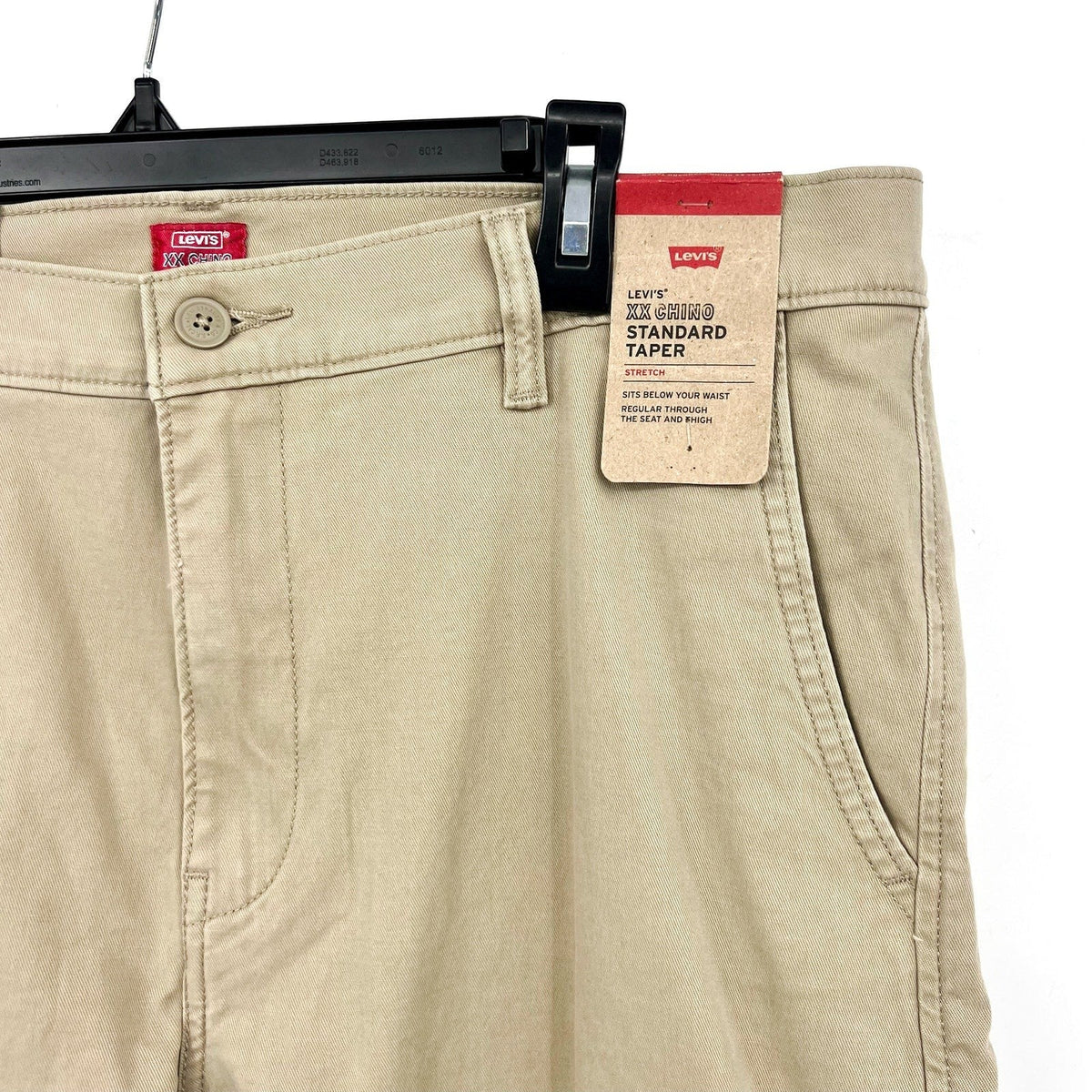 LEVI'S Men's XX Standard Taper Chinos 34x34 Tan True Chino Pants 85226-0069 NWT