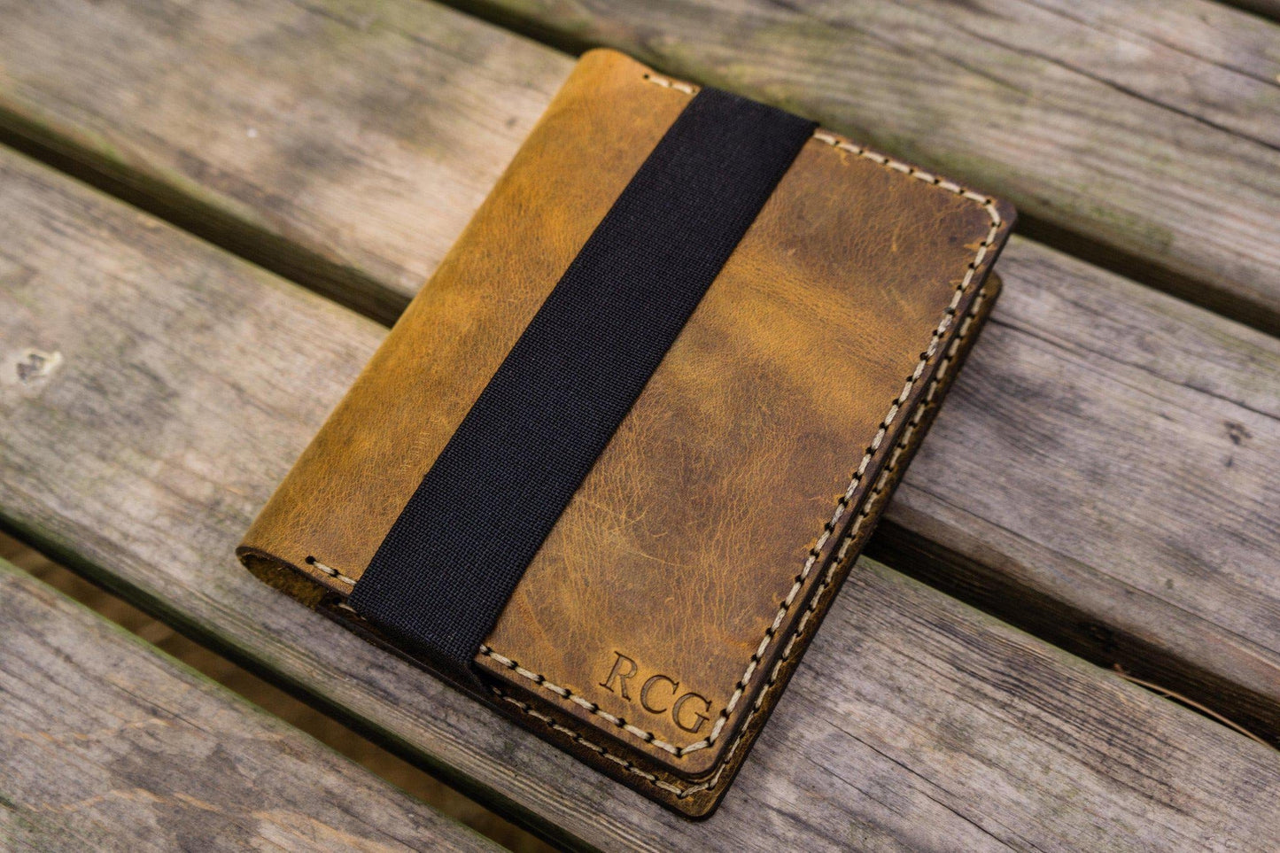 Leather Rhodia A6 Notebook Cover - Crazy Horse Brown