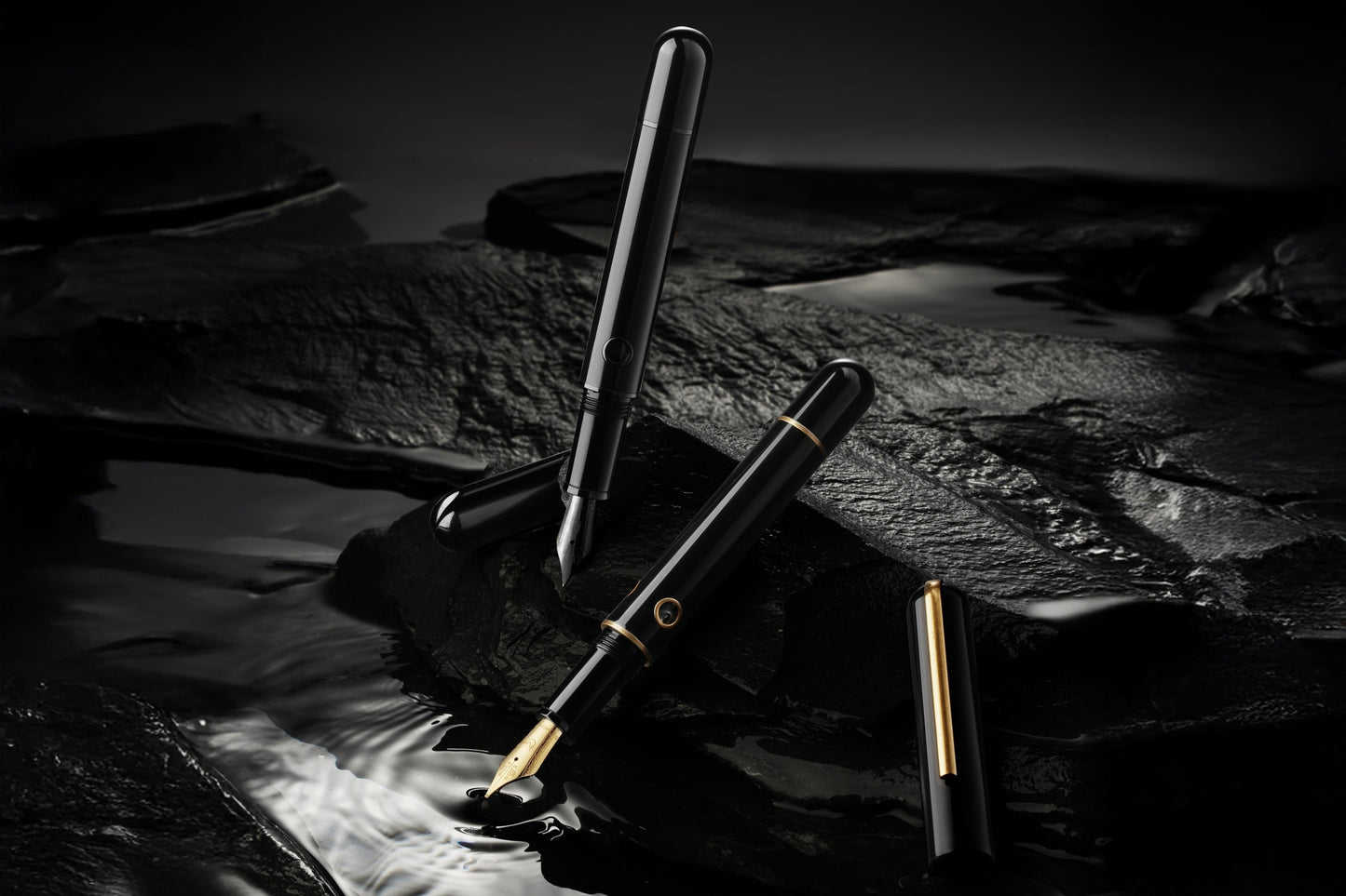 Nahvalur Nautilus Cephalopod Black Ebonite Fountain Pen