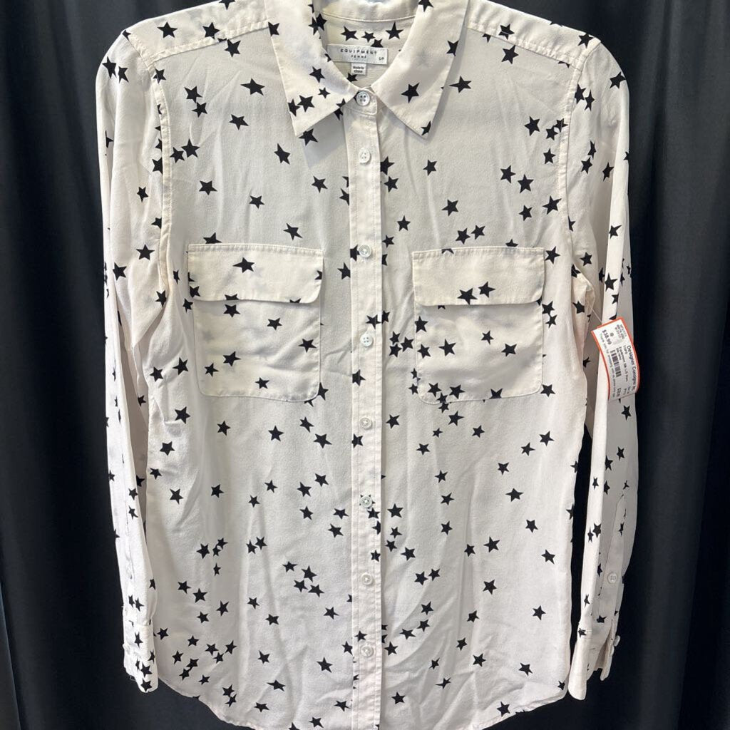 Equipment Silk L/S Stars TOPS S/P