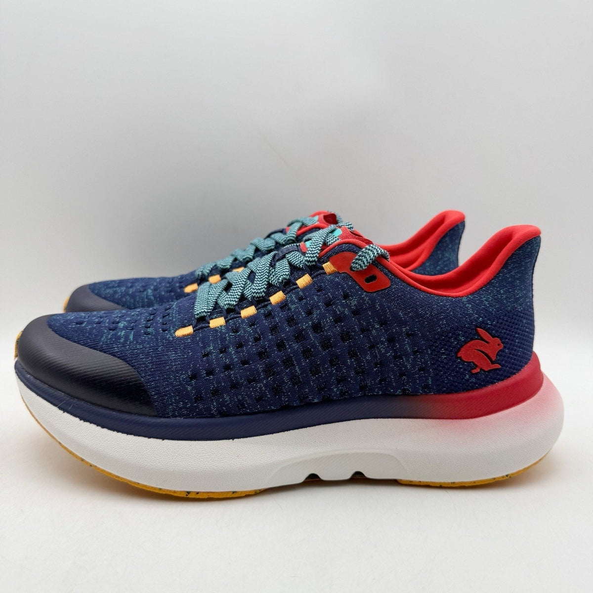 Rabbit Womens Dream Chaser Running Shoes Size 11 Blue Red Athletic Sneakers NIB