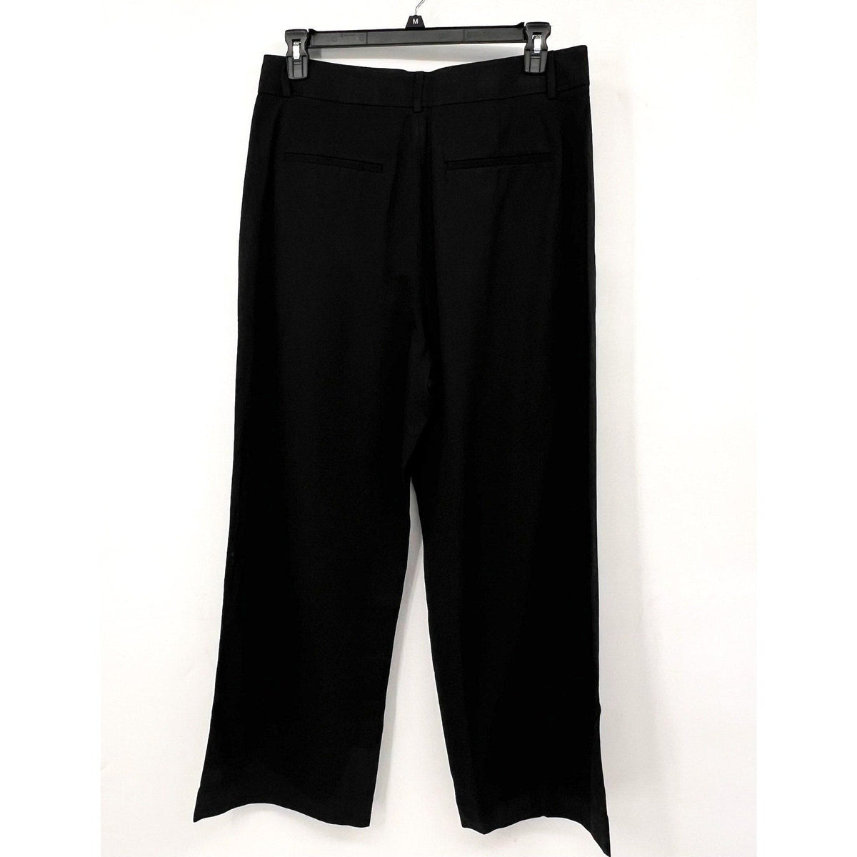 Everlane Womens The Way-High Drape Pants Size 12 30" Inseam Pleated Black NWT