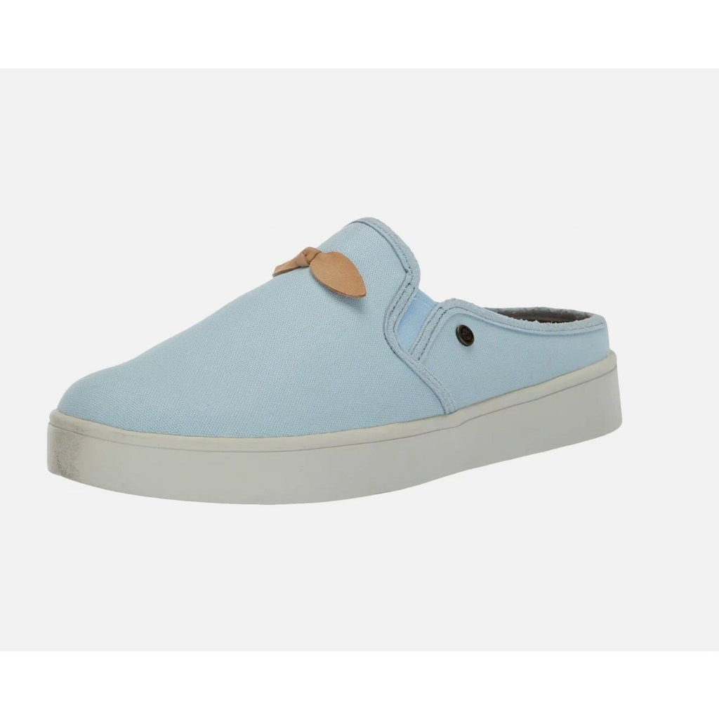 Spenco Womens Audrey Casual Slides 8 WIDE Cool Blue Slip On Sneaker Mule NIB