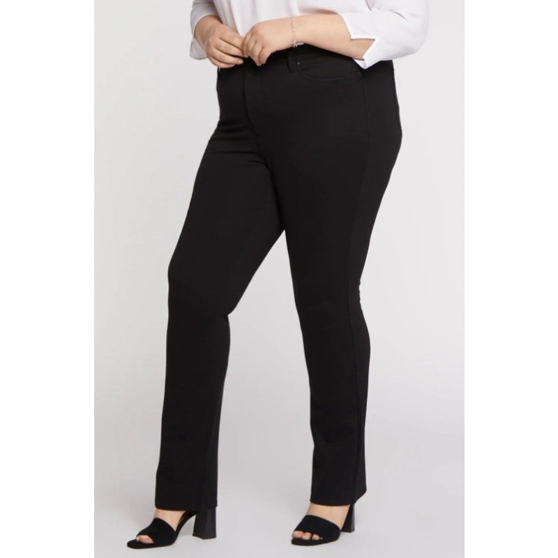 NYDJ Sculpt Her Women's Marilyn Straight Pants Size 16W Black Mid Rise NWT