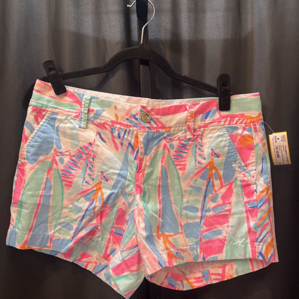 Lilly Pulitzer Floral Print/Neon SHORTS 8