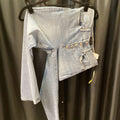 Banana Republic Mid Rise Flare Crop JEANS 26