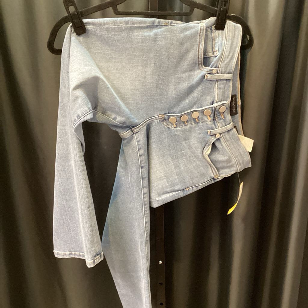 Banana Republic Mid Rise Flare Crop JEANS 26