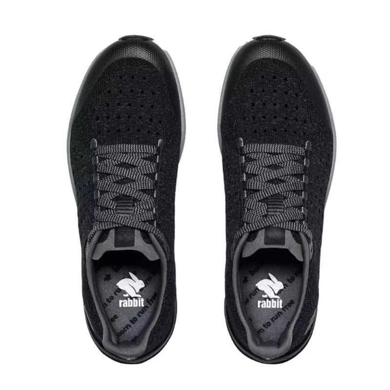 Rabbit Mens Dream Chaser Running Shoes Size 11 Black White Athletic Sneakers NIB