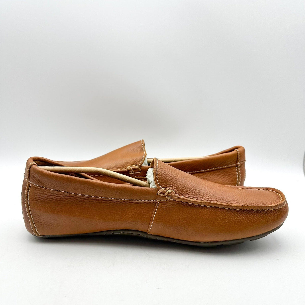 SPERRY Mens Wave Venetian Driver Loafers Size 10 M Tan Brown Leather NWOB