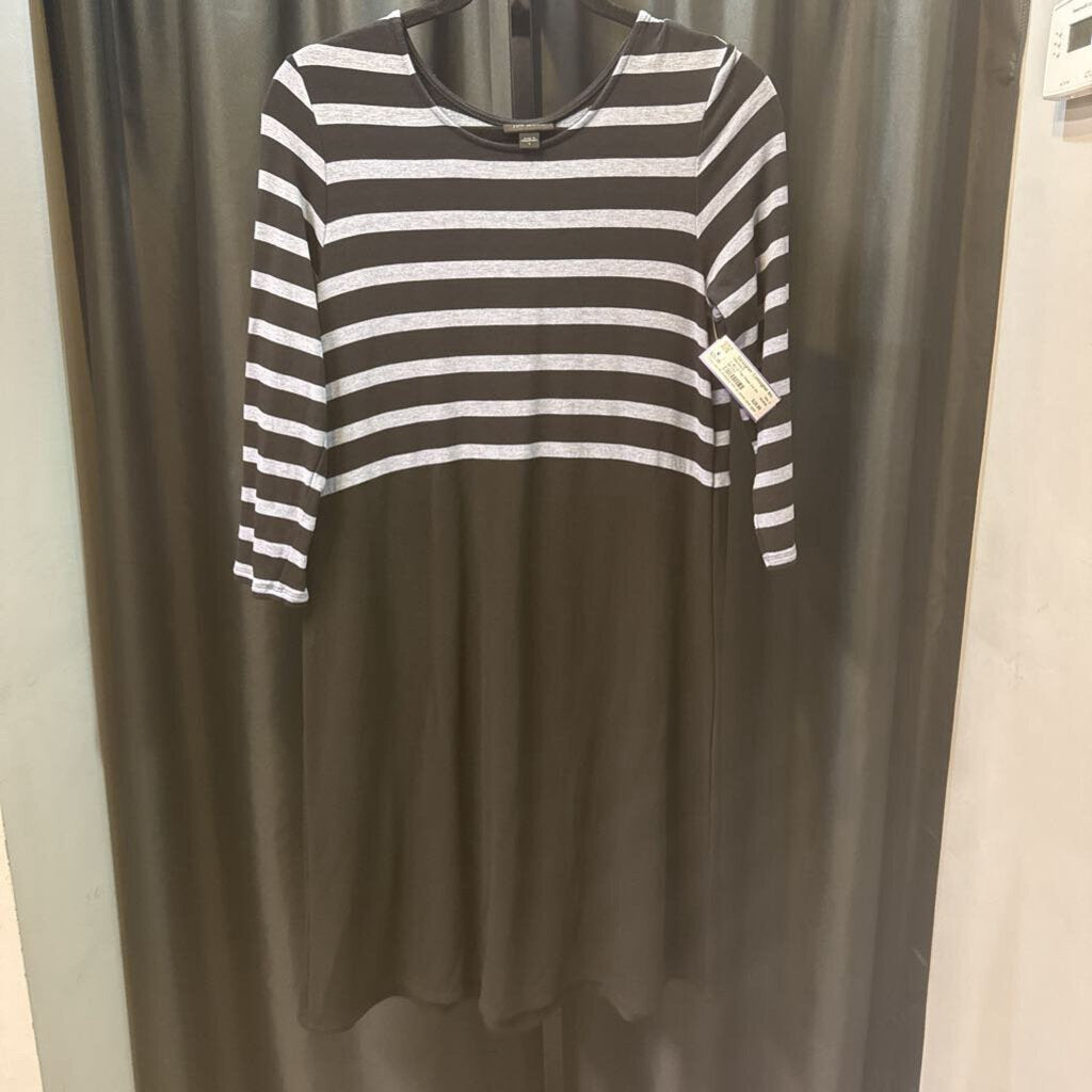 J Jill LS Top Stripe 3/4 Slv DRESSES S