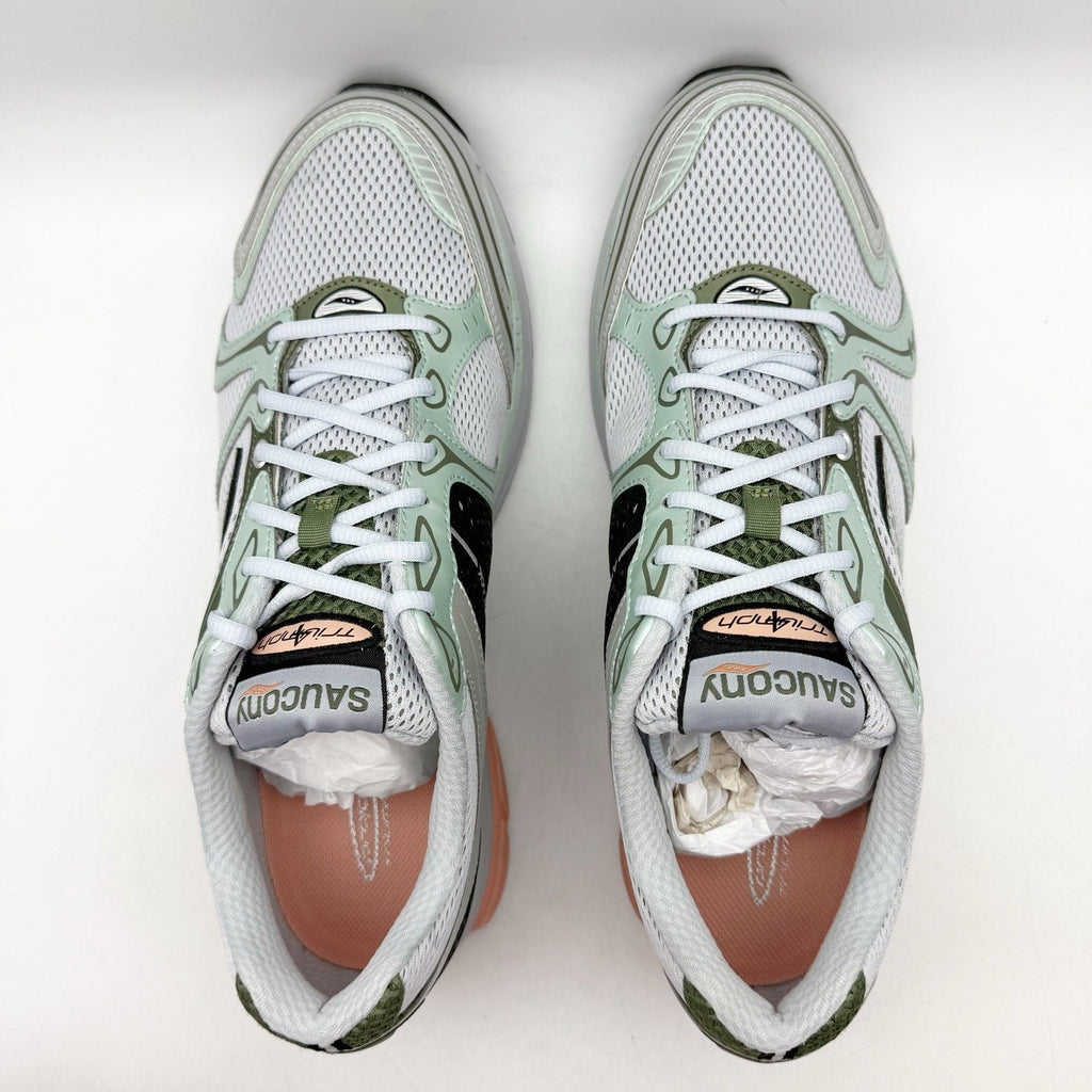 Saucony Mens ProGrid Triumph 4 Athletic Shoes Size 13 Grey Green Sneakers NIB