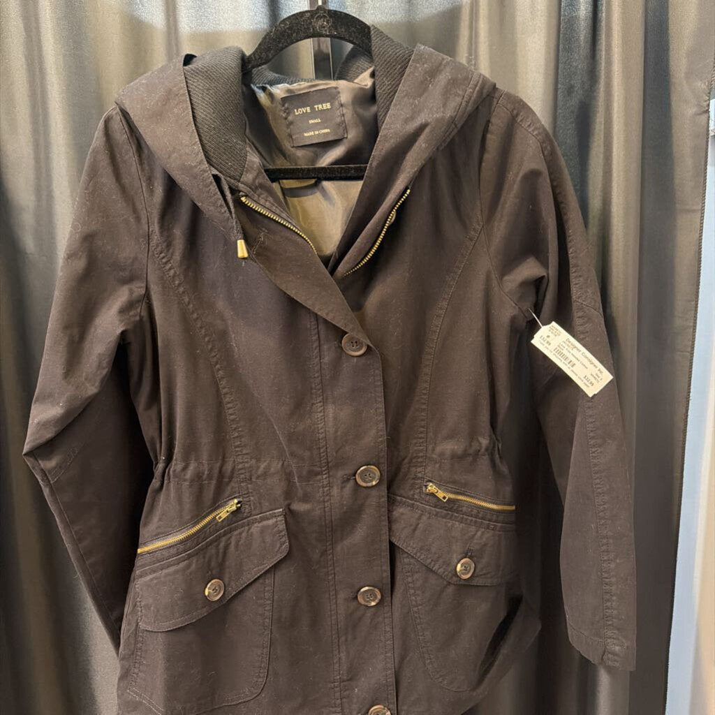 Love Tree Hooded Cotton JACKETS S
