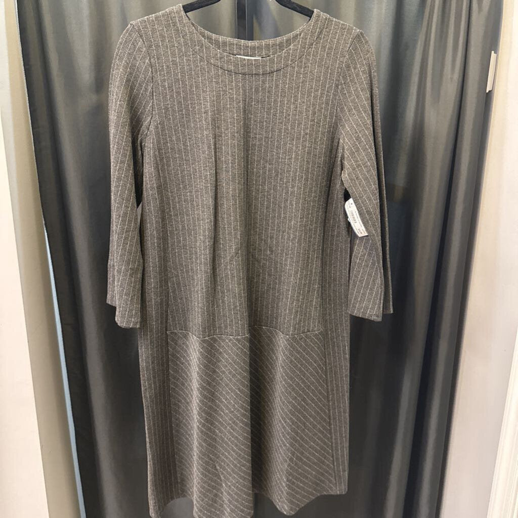 J Jill Pinstripe LS DRESSES M