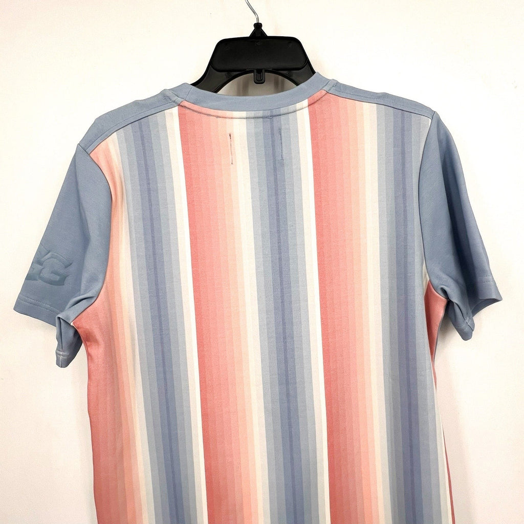 UGG UNISEX Pride Logo Equality Tee XXS Blue Multi Stripe Short Sleeve NWT