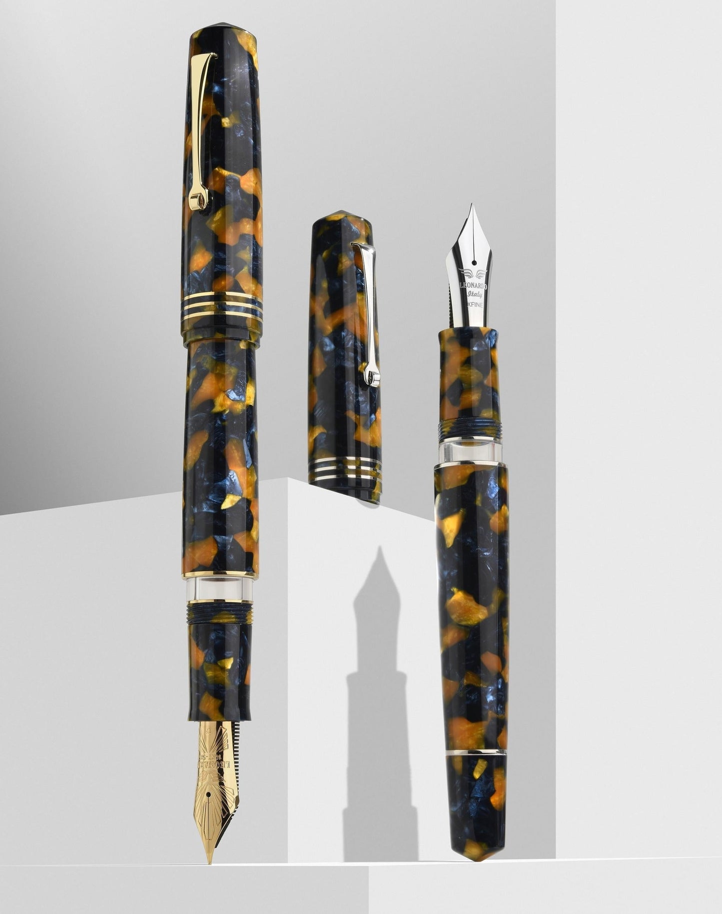 Leonardo Momento Zero Grande 2.0 Fountain Pen – Crepuscolo Marino – ST #8