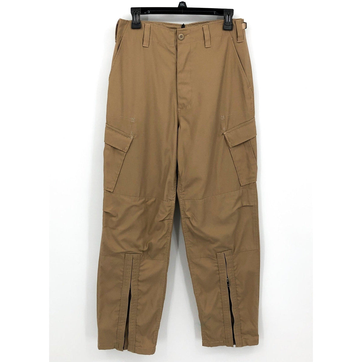 RE/DONE Women's Upcycled Cargo Trousers Small Khaki High Rise Straight Leg NWT