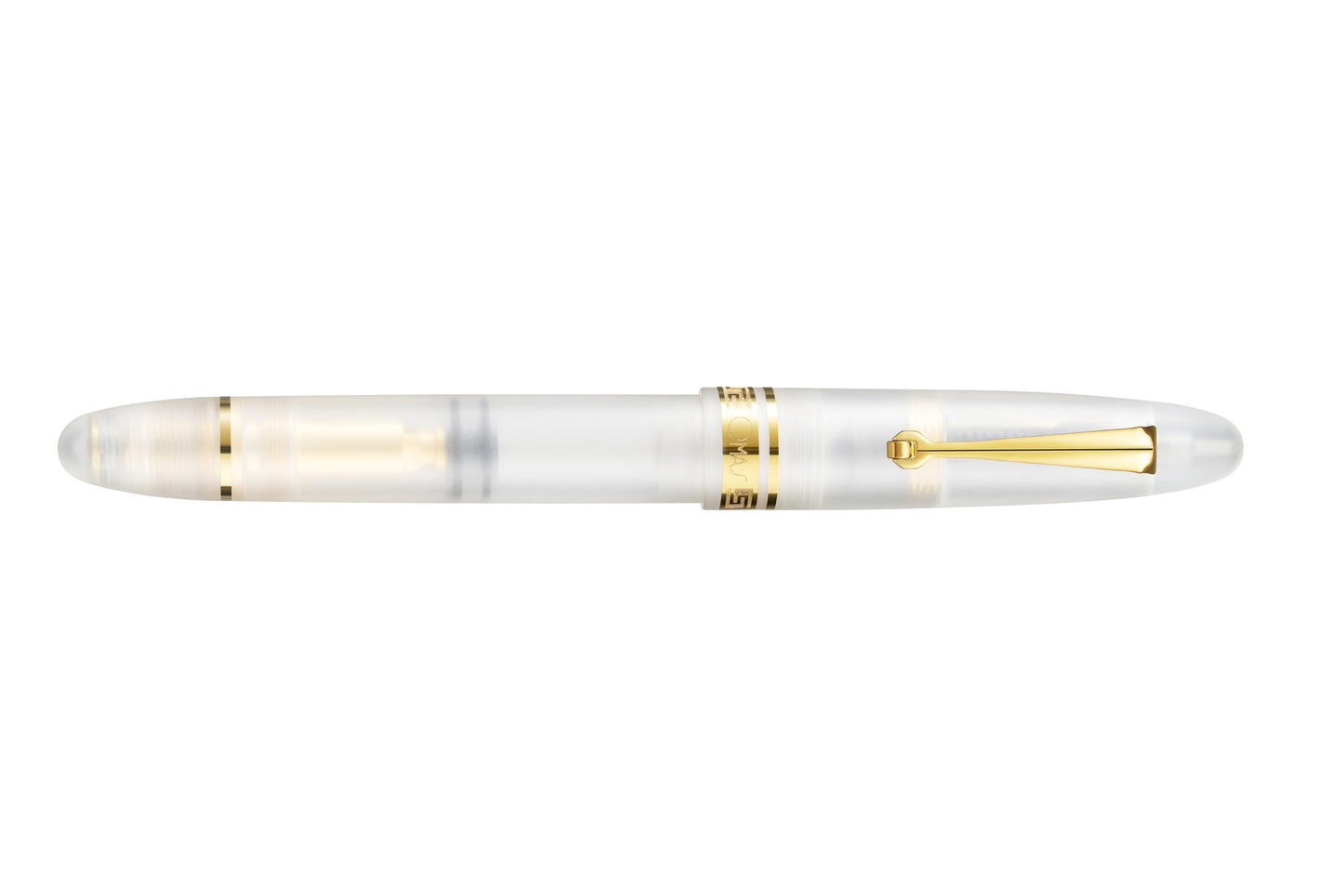 Omas Ogiva Demonstrator Fountain Pen with Gold Trim