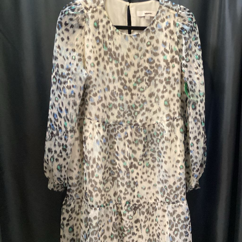 Loft Cheetah Print LS DRESSES M