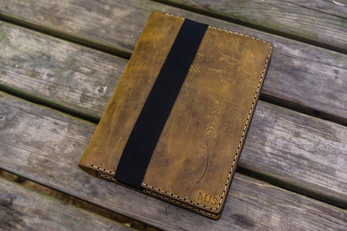 Leather Hobonichi Cousin A5 Planner Cover - Crazy Horse Brown