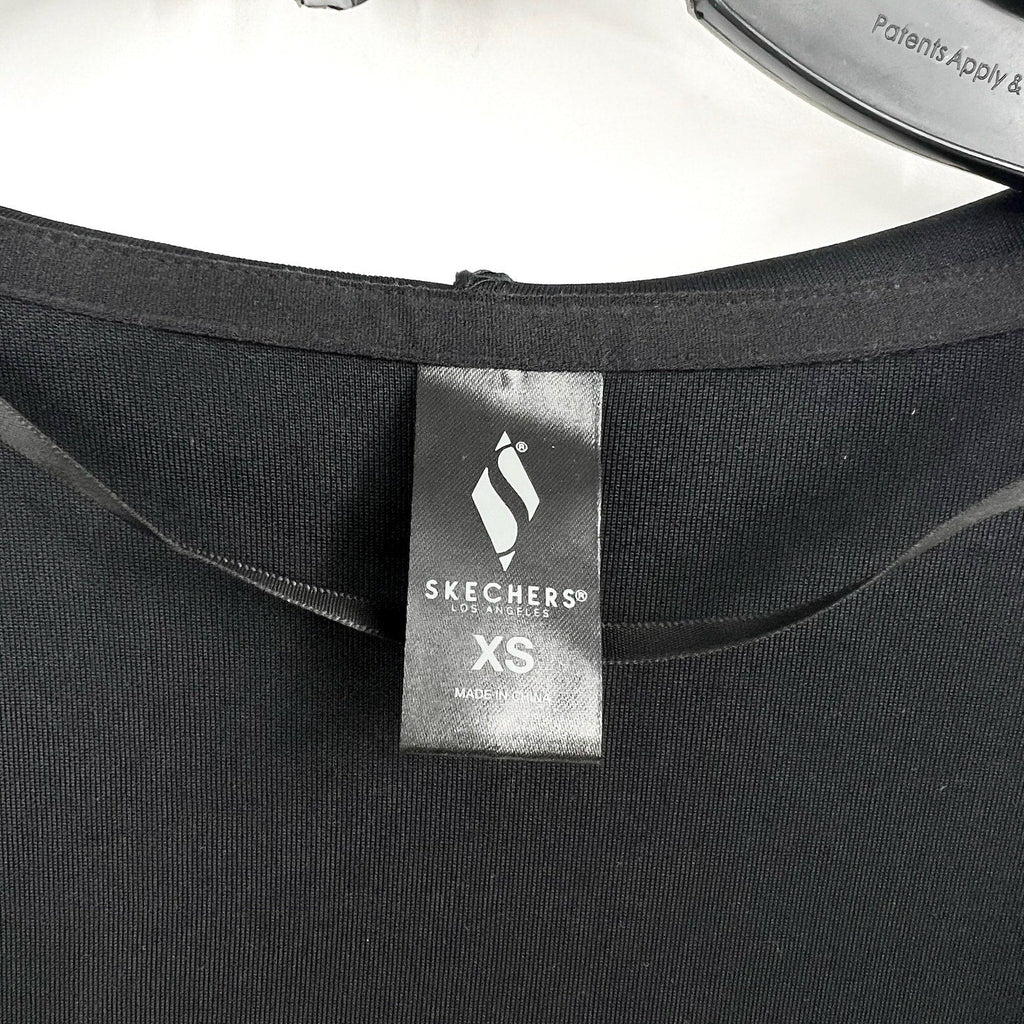 SKECHERS Women's Skechluxe Elevate Restful Hoodigan Jacket XS Black NWT