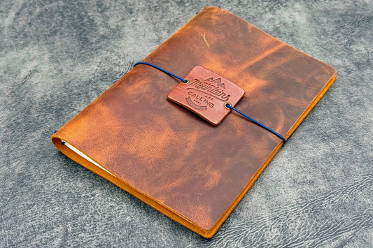 Traveler's Notebook Leather Cover - Crazy Horse Brown