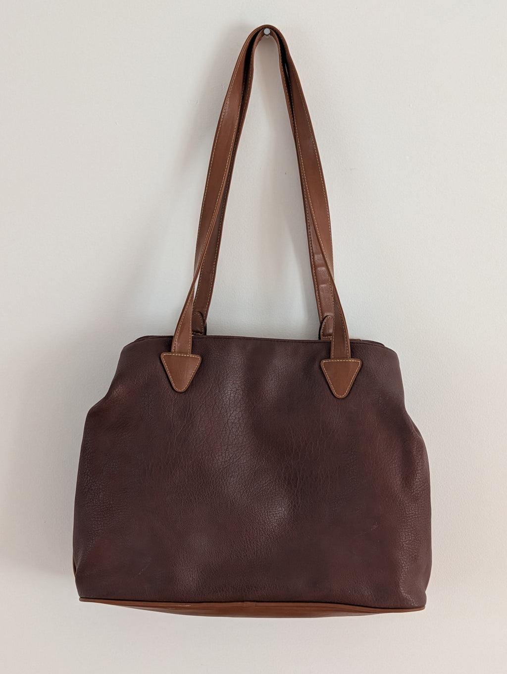 Capezio Vintage Faux Leather Shoulder Tote Bag