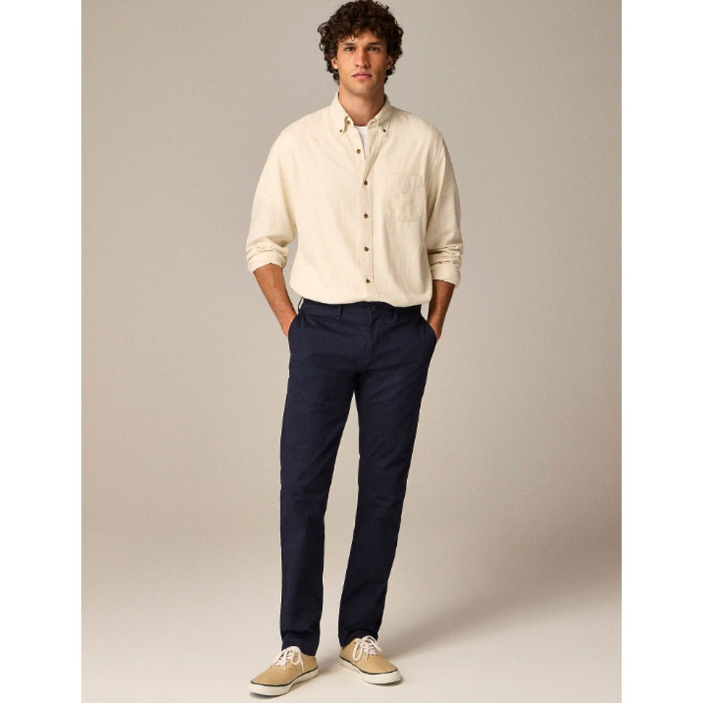 J.CREW Mens 484 Slim-fit Stretch Chino Pants 28x32 Navy Blue Flat AR885 NWT