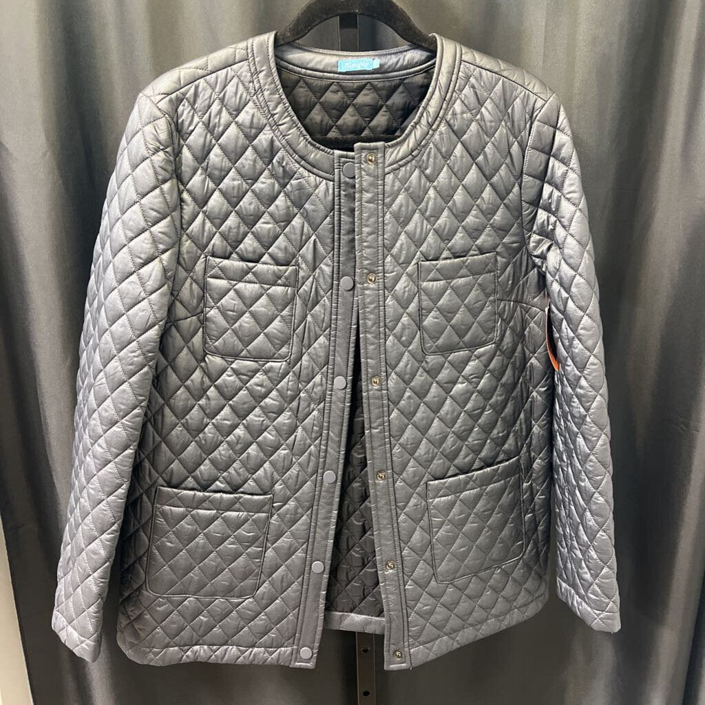 J McLaughlin Thin Quilted 4 Pocket OUTERWEAR M