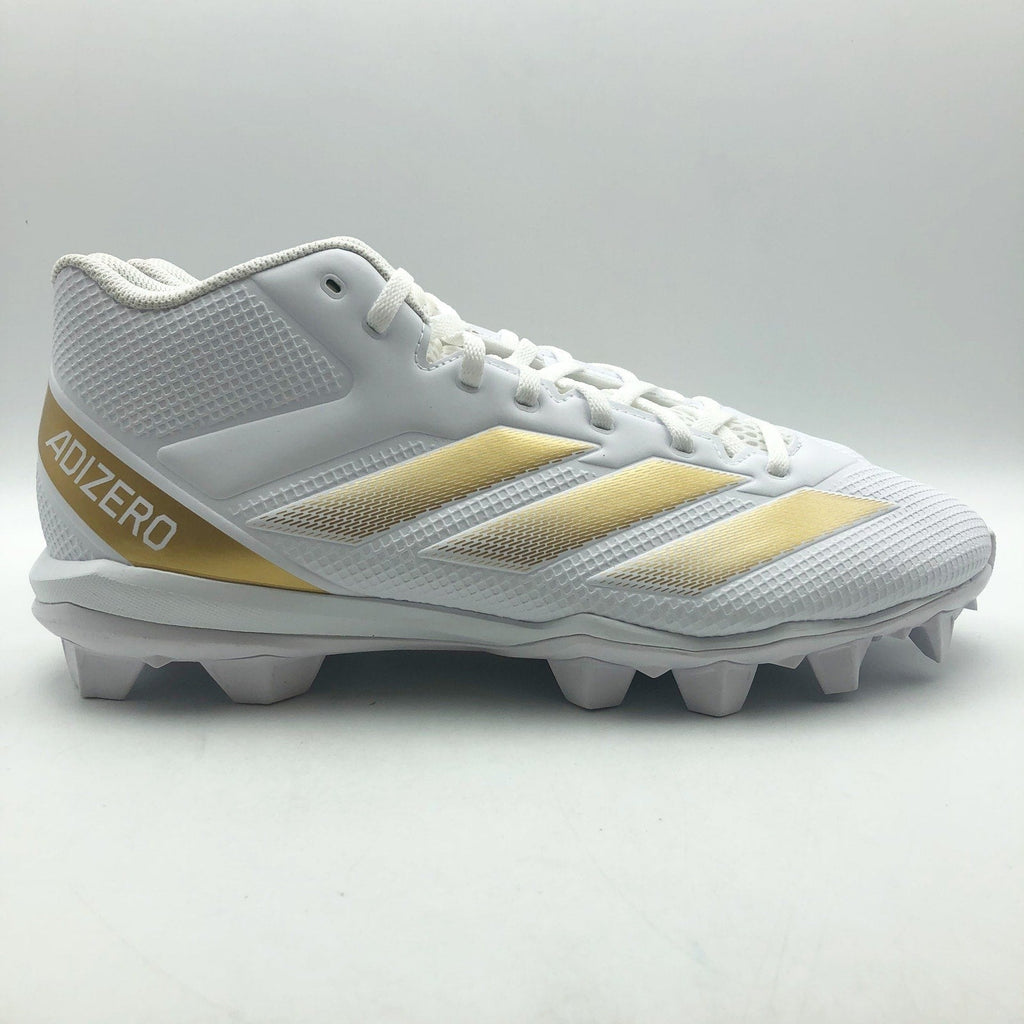 Adidas Mens Adizero Impact 2 Molded Football Cleats Size 12 Gold NWOB