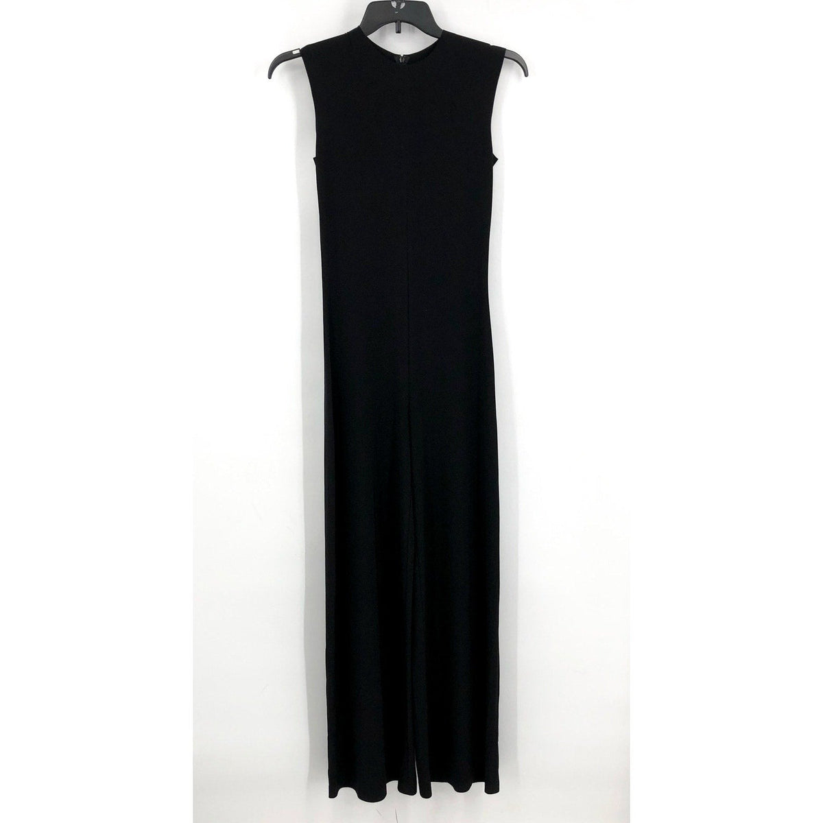 NORMA KAMALI Women's Sleeveless Wide-leg Jumpsuit Medium Black Crewneck NWT