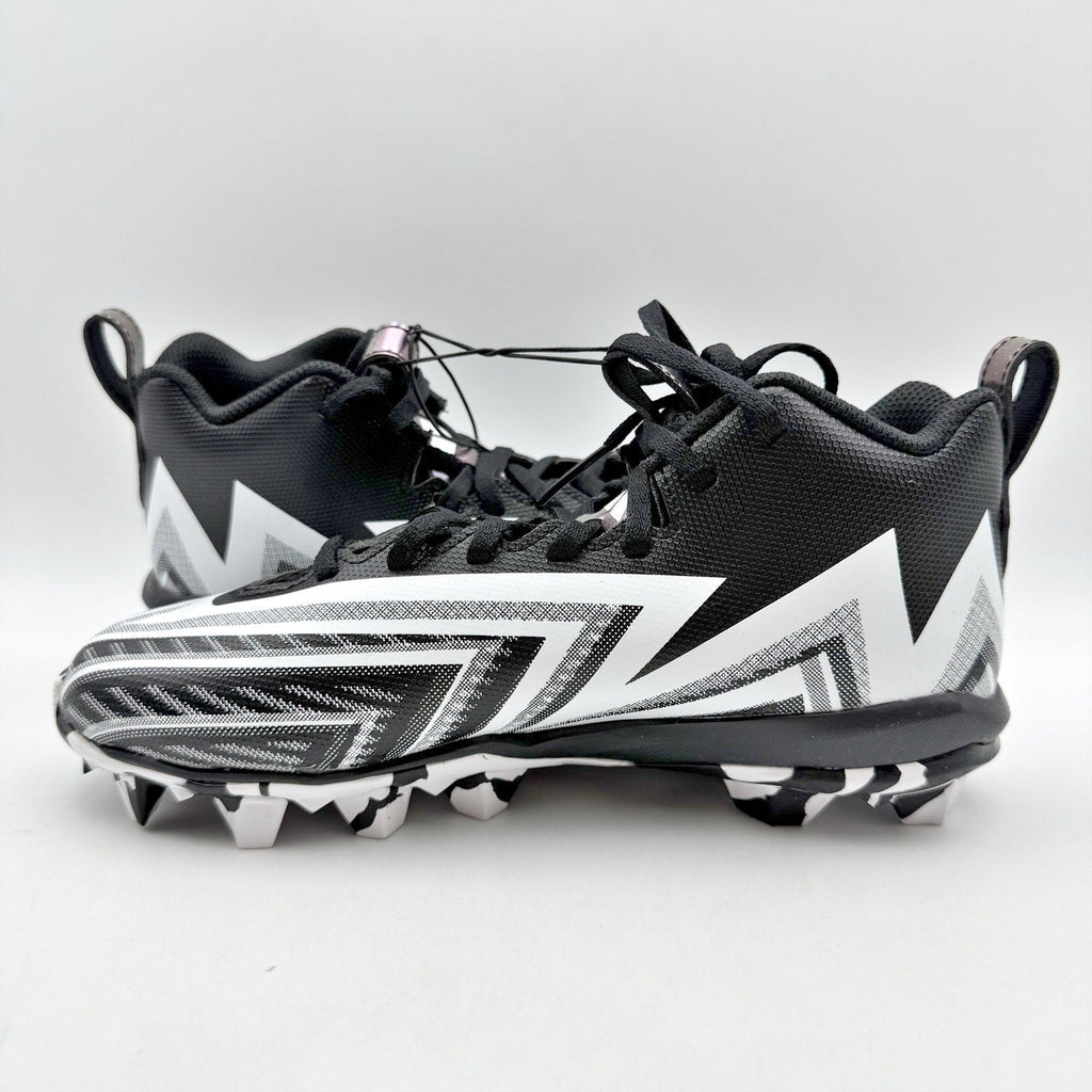 Adidas Kids Freak Spark MD 23 Football Cleats Size 3.5 Youth Black White NWOB