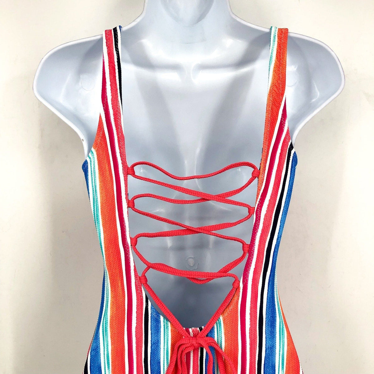 TOMMY BAHAMA Island Cays Oasis One-Piece Swimsuit Size 14 Pink Reversible NWT