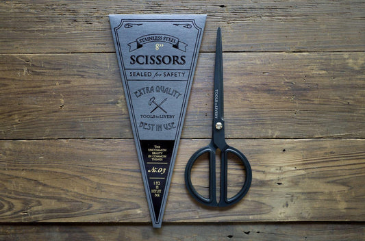 Tools to Liveby Black Scissors 8"