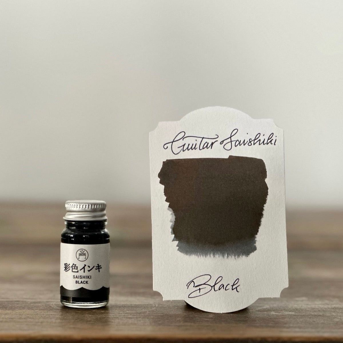 Guitar Saishiki Fountain Pen Ink - Black