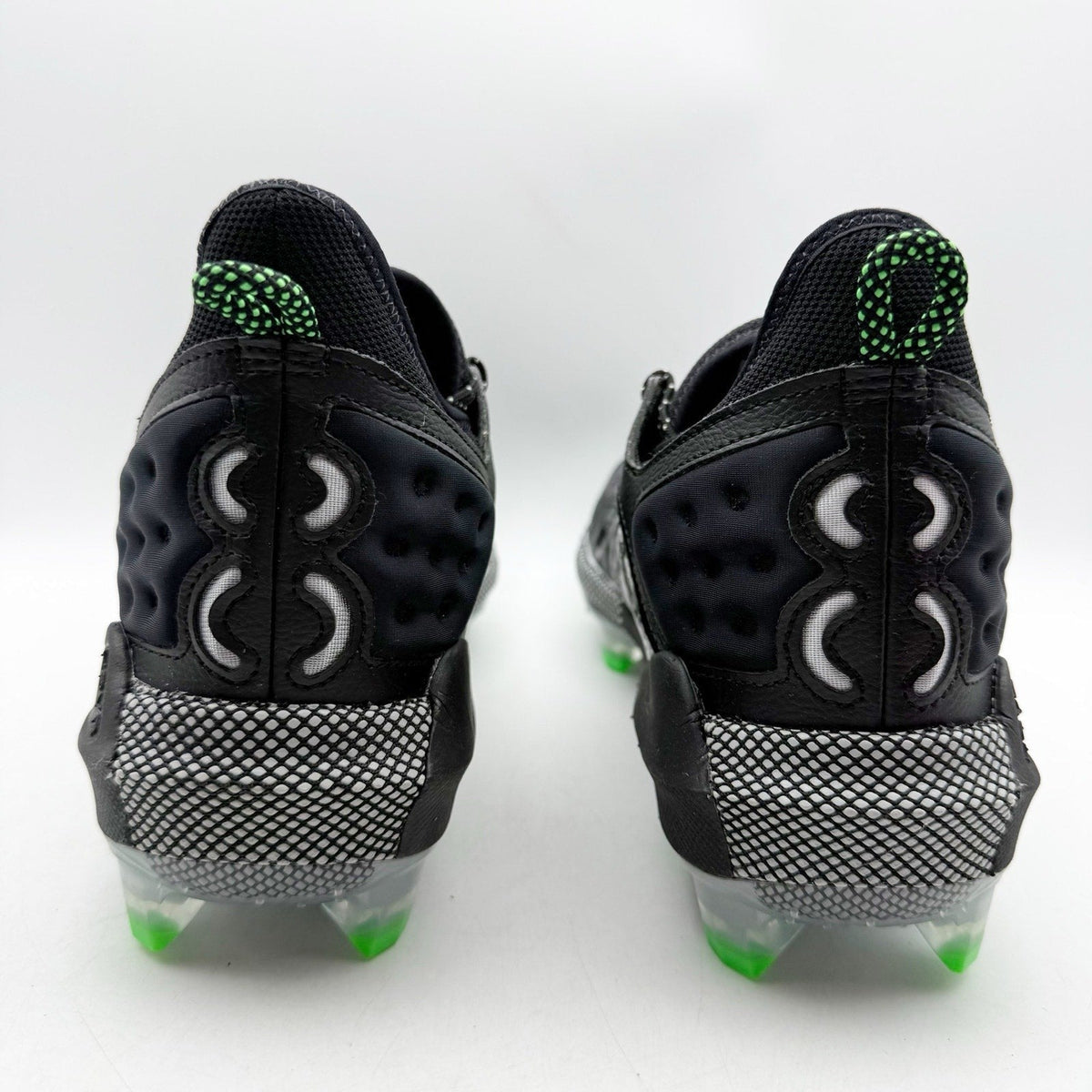 Under Armour Mens Harper 8 Elite Baseball Cleats Size 11 EU 45 Black Green NWOB