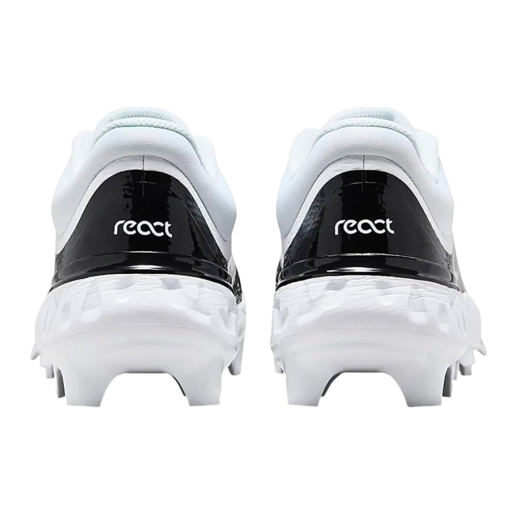 Nike MENS 11.5 Alpha Huarache Elite 4 Low MCS Baseball Cleats White FD6255 NWOB