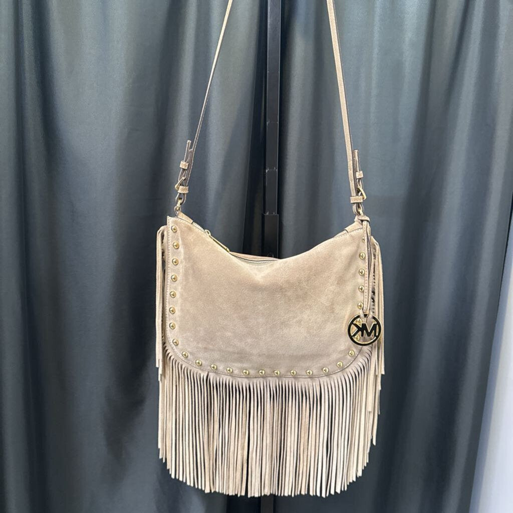 Michael Kors Suede Fringe Crossbody HANDBAGS M