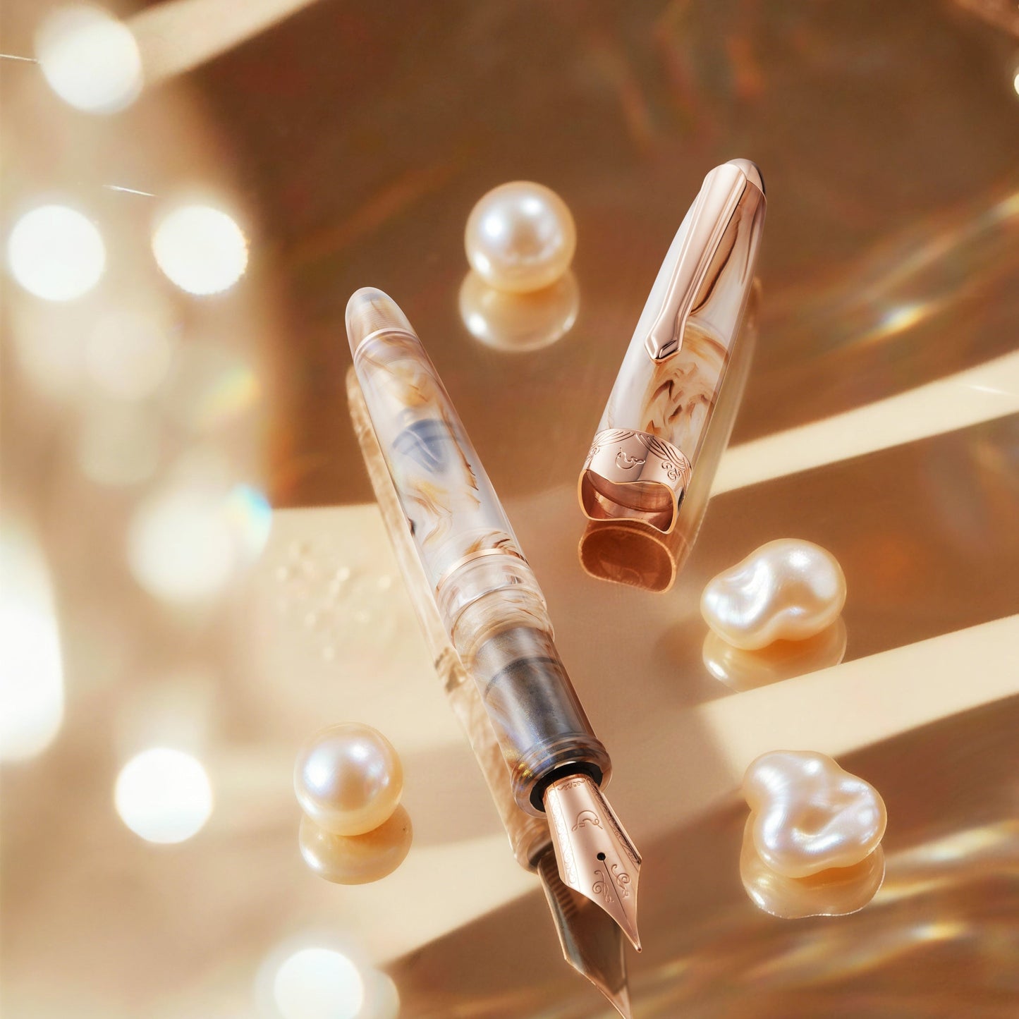 Nahvalur Horizon Pearl Fountain Pen