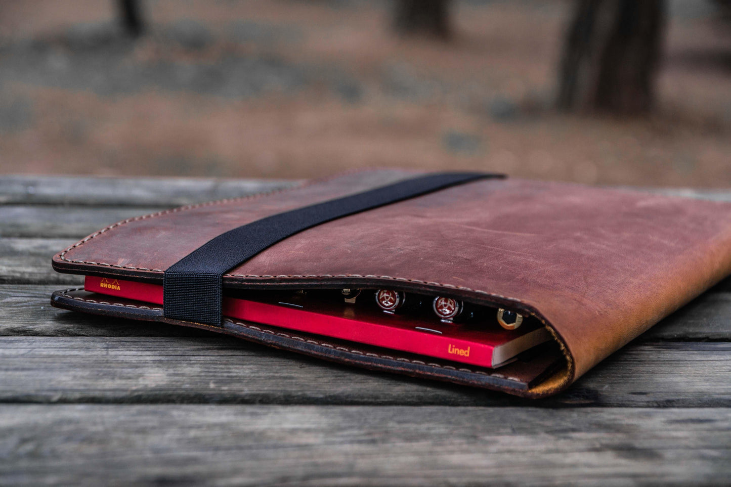 Moleskine Professional Workbook A4 Cover - Leather Compendium - Crazy Horse Tan