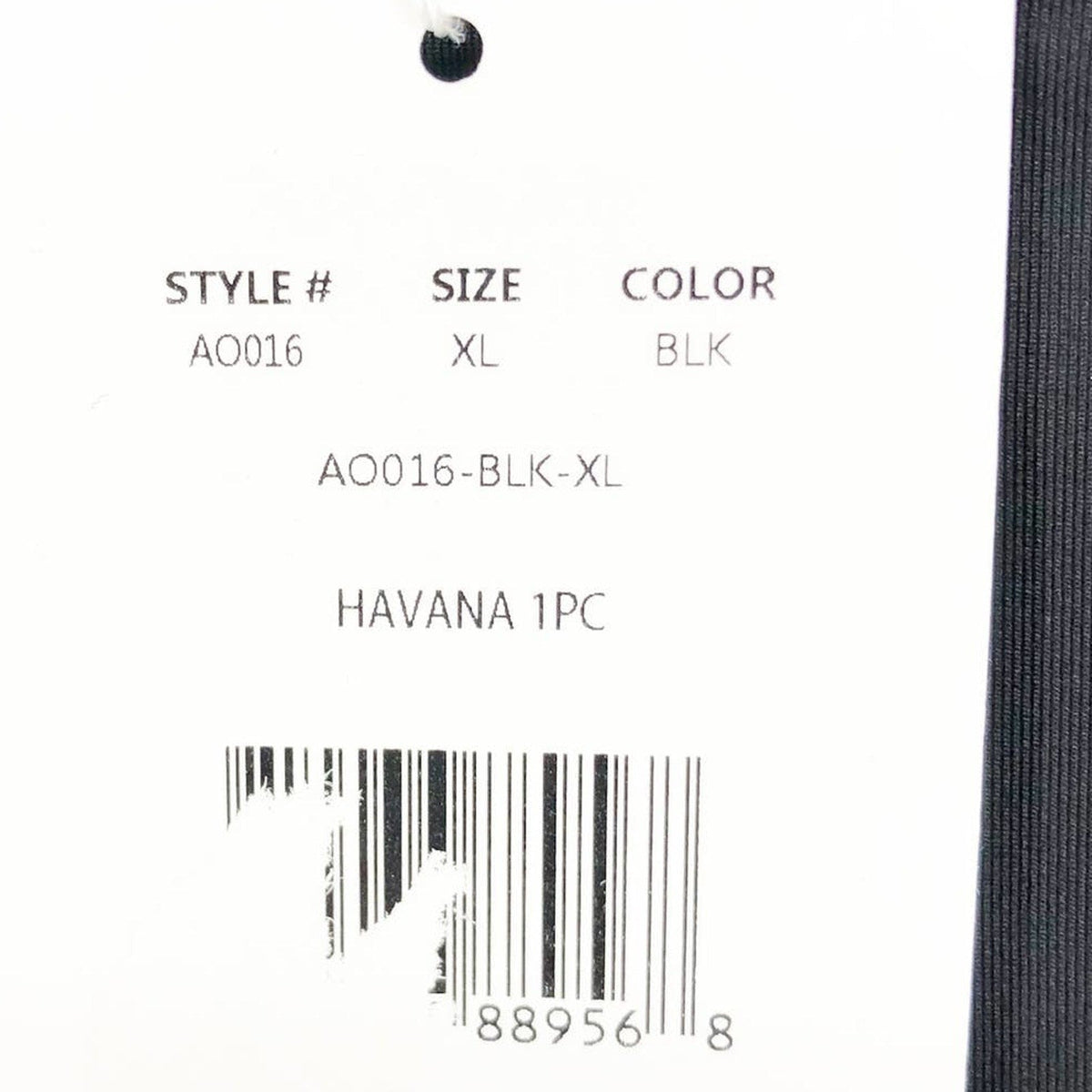 ANDIE SWIM Women's Havana One Piece Swimsuit XL US 16 Black Square Neck NWT