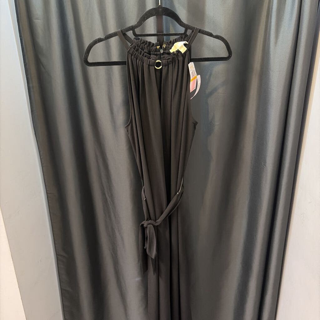Michael Kors NWT High Neck Tie Midi DRESSES M