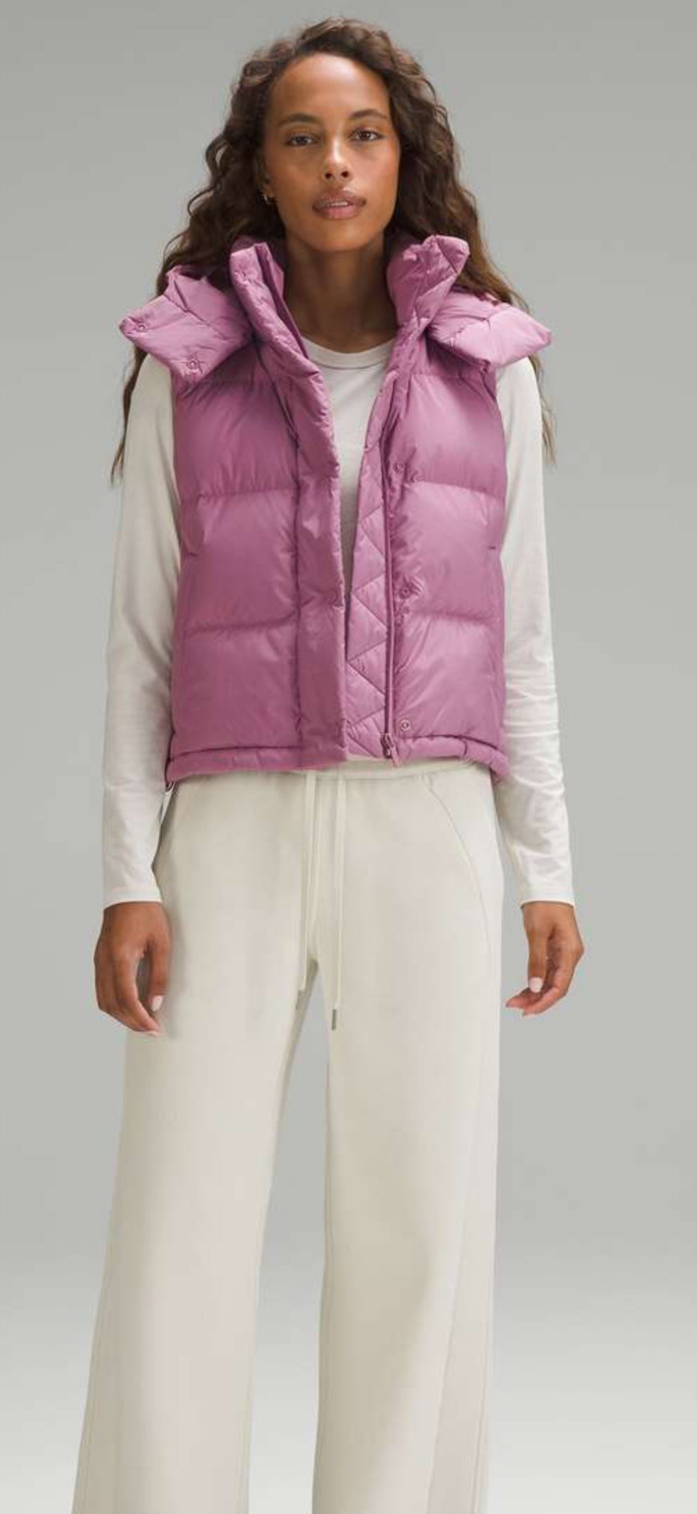 Lululemon Wunder Puff Cropped Vest (14) oo*