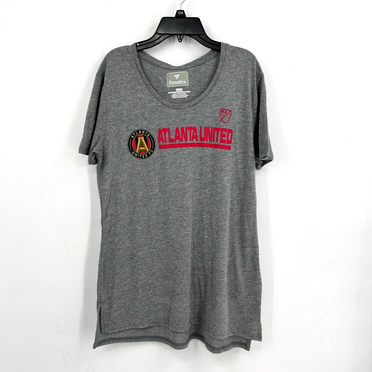 FANATICS Atlanta United FC Goalkeeper Tri-Blend Tee Small Heather Gray NWT