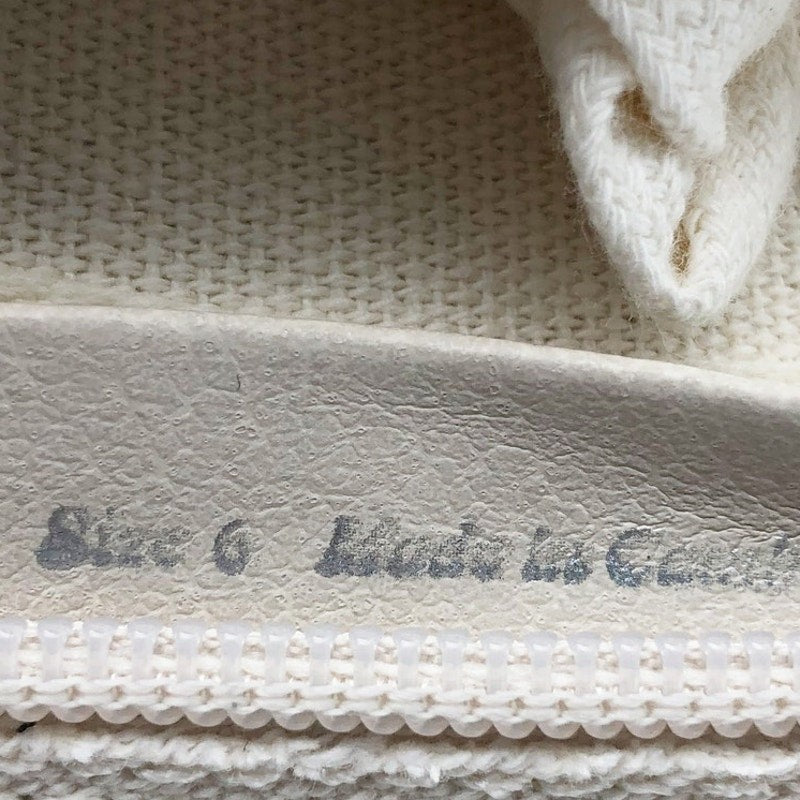 Dolce Vita Womens Combat Boots Size 6 Stacked Heel Off White Canvas NWOB