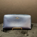 Coach Metallic Zip Around WALLETS