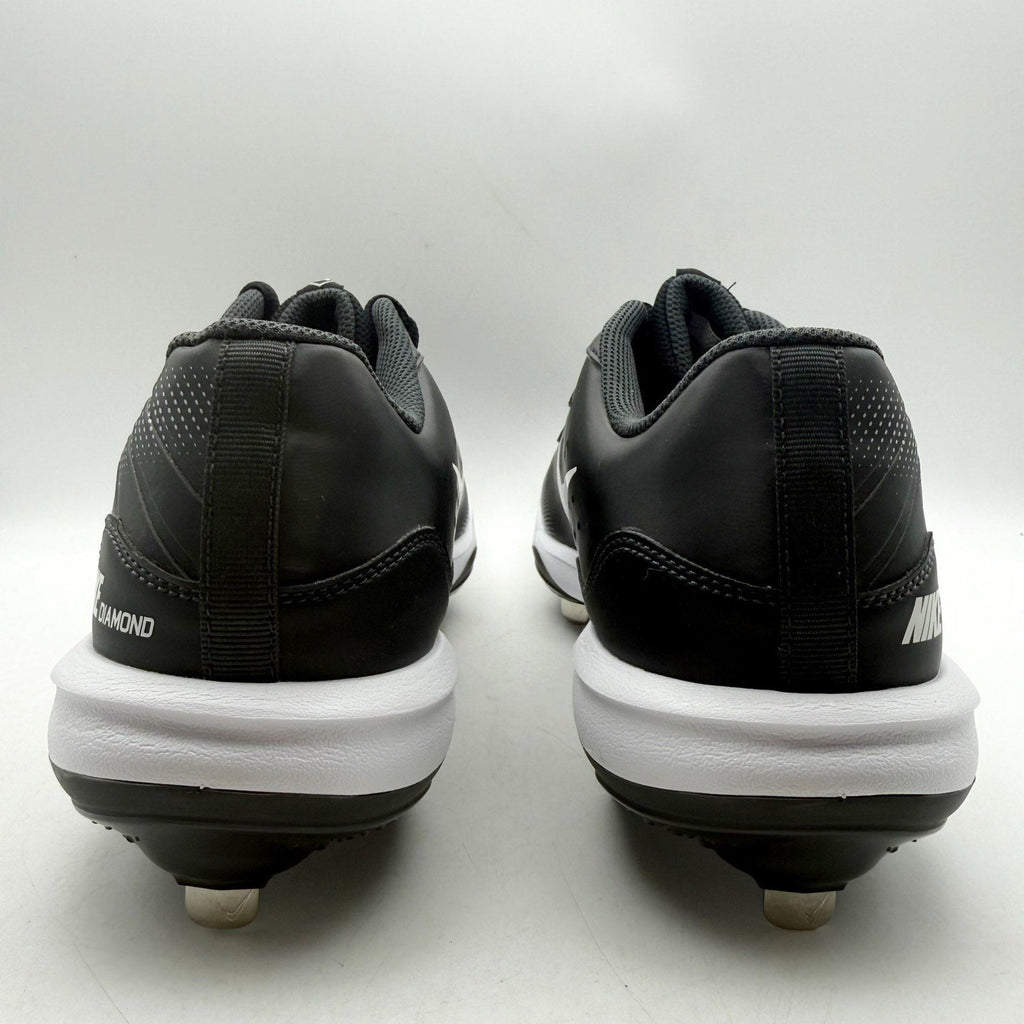 Nike Mens Alpha Huarache Varsity 4 Low Baseball Cleats US 12 Black Grey NWOB