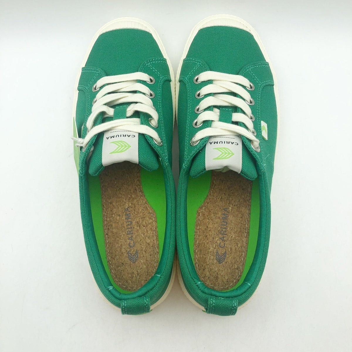 Cariuma OCA Low Canvas Sneaker Men's 8 Women's 9.5 Green Organic Cotton NIB