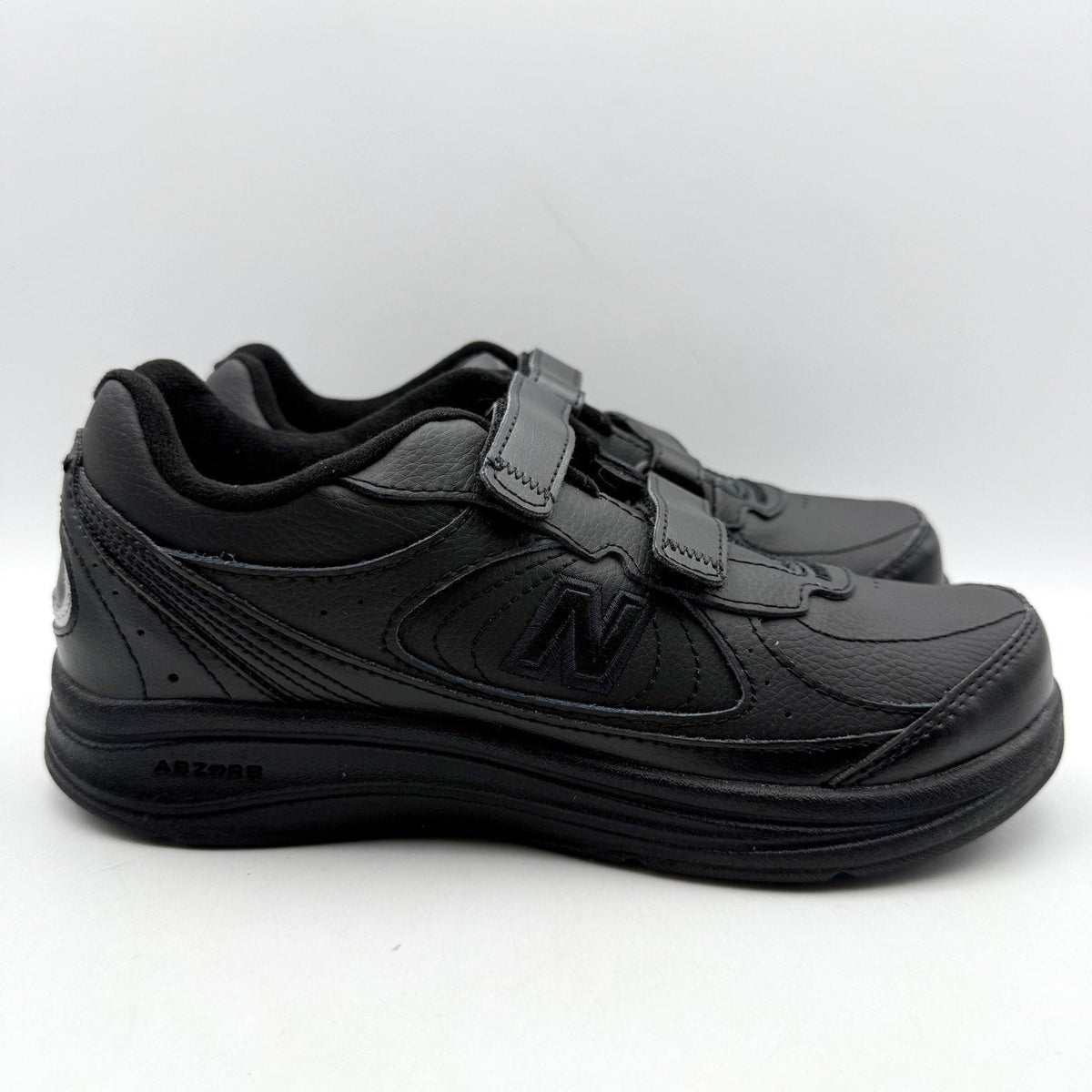 New Balance Womens 577 Walking Sneakers Size 7 EU 37.5 Black Hook-and-Loop NIB