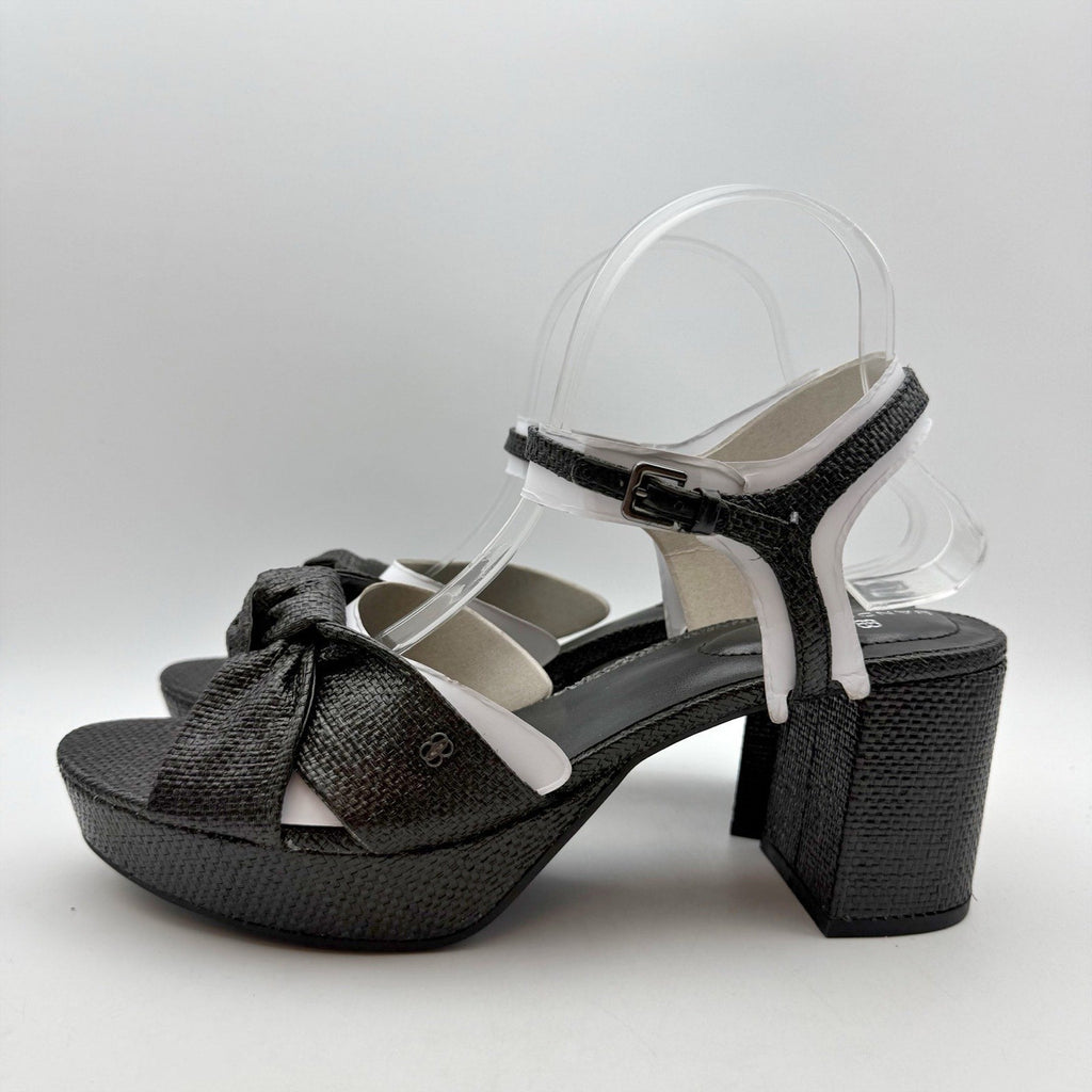 Bandolino Womens Prezley Heeled Sandals Size 8 M Black Party NIB